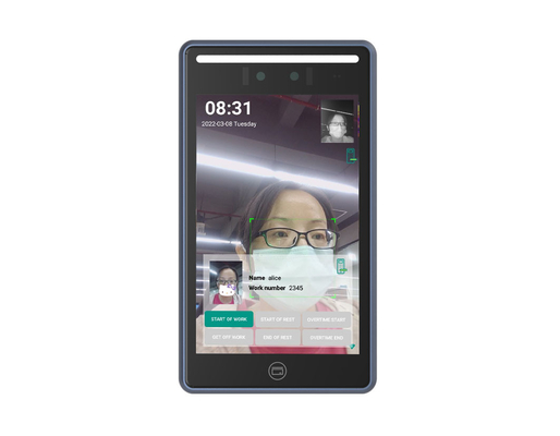 Alluminum Biometric Face Recognition Access Control System Waterproof IP65
